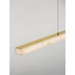 Pendul NovaLuce VASTER metal, imitatie alabastru, auriu, LED, 36W, 3000K, 1906Lm - 9019813