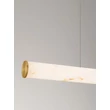 Pendul NovaLuce NOLIA  metal, imitatie alabastru, auriu, LED, 35W, 3000K, 2374Lm - 9019815