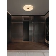 Plafoniera NovaLuce SERITA metal, imitatie alabastru, auriu, LED, 28W, 3000K, 1952Lm - 9019816