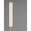 Lampadar NovaLuce NOLIA  metal, imitatie alabastru, marmura, negru, auriu, LED, 20W, 3000K, 1336Lm - 9019818
