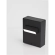 Aplica de perete exterioara NovaLuce Brigitta metal, plastic, negru, LED, 3000K, 6W, 342lm, IP65 - NL-9020925