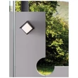 Aplica de perete exterioara NovaLuce Max plastic, gri, LED, 3000K, 12W, 430lm, IP65 - NL-9026001