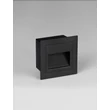 Lampa incastrata exterior NovaLuce MONO metal, negru, LED, 3W, 70lm, 3000K, IP65 - NL-9026145