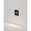 Lampa incastrata exterior NovaLuce MONO metal, negru, LED, 3W, 70lm, 3000K, IP65 - NL-9026145