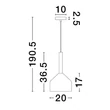 Pendul NovaLuce AMELIA metal, sticla, auriu, transparent, G9 - NL-9028830