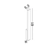 Aplica de perete exterioara NovaLuce ISOS metal, maro, LED, 6W, 517lm, 3000K, IP65 - NL-9030102
