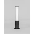 Lampadar exterior NovaLuce IMAN metal, acril, negru, transparent, LED, 18W, 2054lm, 3000K, IP65 - NL-9030106