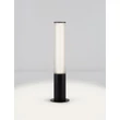 Lampadar exterior NovaLuce IMAN metal, acril, negru, transparent, LED, 18W, 2054lm, 3000K, IP65 - NL-9030106