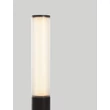 Lampadar exterior NovaLuce IMAN metal, acril, negru, transparent, LED, 18W, 2054lm, 3000K, IP65 - NL-9030106