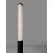 Lampadar exterior NovaLuce IMAN metal, acril, negru, transparent, LED, 25W, 3037lm, 3000K, IP65 - NL-9030107