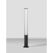 Lampadar exterior NovaLuce IMAN metal, acril, negru, transparent, LED, 25W, 3037lm, 3000K, IP65 - NL-9030107