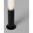 Lampadar exterior NovaLuce IMAN metal, acril, negru, transparent, LED, 25W, 3037lm, 3000K, IP65 - NL-9030107