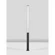 Lampadar exterior NovaLuce IMAN metal, acril, negru, transparent, LED, 43W, 4785lm, 3000K, IP65 - NL-9030108