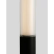 Lampadar exterior NovaLuce IMAN metal, acril, negru, transparent, LED, 43W, 4785lm, 3000K, IP65 - NL-9030108