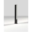 Lampadar exterior NovaLuce STOR metal, acril, negru, alb, LED, 12W, 719lm, 3000K, IP65 - NL-9030111