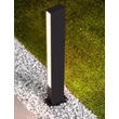 Lampadar exterior NovaLuce STOR metal, acril, negru, alb, LED, 12W, 719lm, 3000K, IP65 - NL-9030111
