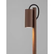 Lampadar exterior NovaLuce DARMA metal, maro, LED, 7W, 429lm, 3000K, IP65 - NL-9030116