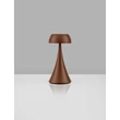 Veioza exterioara NovaLuce YCRO metal, plastic, maro, alb, LED, 2W, 60lm, 3000K, IP54 - NL-9030140