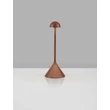 Veioza exterioara NovaLuce DALT metal, maro, LED, 1W, 60lm, 3000K, IP54 - NL-9030145