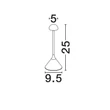 Veioza exterioara NovaLuce DALT metal, crem, LED, 1W, 60lm, 3000K, IP54 - NL-9030147