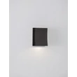 Aplica de perete exterioara NovaLuce BOXY metal, sticla, antracit, LED, 3W, 157lm, 3000K, IP65 - NL-9030148
