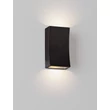 Aplica de perete exterioara NovaLuce BOXY metal, sticla, antracit, LED, 6W, 312lm, 3000K, IP65 - NL-9030150