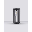 Lampadar exterior NovaLuce ELYSIUM metal, plastic, antracit, transparent, E27, IP65 - NL-9030152