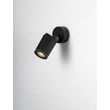 Aplica de perete exterioara NovaLuce SPY metal, sticla, negru, transparent, GU10, IP65 - NL-9030154