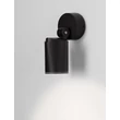 Aplica de perete exterioara NovaLuce SPY metal, sticla, negru, transparent, GU10, IP65 - NL-9030154