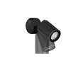 Aplica de perete exterioara NovaLuce SPY metal, sticla, negru, transparent, GU10, IP65 - NL-9030154
