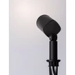 Lampa decor exterior NovaLuce SPY metal, sticla, negru, transparent, GU10, IP65 - NL-9030155