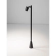 Lampadar exterior NovaLuce SPY metal, sticla, negru, transparent, GU10, IP65 - NL-9030157