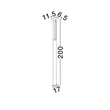 Lampadar exterior NovaLuce DIRA metal, antracit, LED, 11W, 472lm, 3000K, IP65 - NL-9030161