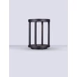 Lampadar exterior NovaLuce OPTUS metal, sticla, antracit, transparent, LED, 9W, 459lm, 3000K, IP65 - NL-9030162