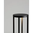 Lampadar exterior NovaLuce OPTUS metal, sticla, antracit, transparent, LED, 9W, 459lm, 3000K, IP65 - NL-9030163