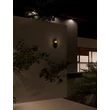 Aplica de perete exterioara NovaLuce AMEL metal, plastic, antracit, transparent, E27, IP65 - NL-9030164