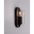 Aplica de perete exterioara NovaLuce AMEL metal, plastic, antracit, transparent, E27, IP65 - NL-9030164