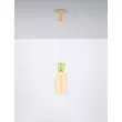 Pendul NovaLuce PLUMA metal, sticla, auriu, multicolor, LED, 3000K, 9W, 915lm - 9030546