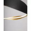 Pendul NovaLuce PLATINUM metal, acril, negru, auriu, alb, LED, 2700K - 5000K, 32W, 1190lm - 9030642
