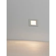 Lampa incastrata exterior NovaLuce RUDY metal, sticla, alb, LED, 3W, 203lm, 3000K, IP65 - NL-9030759