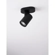 Plafoniera NovaLuce ESTO metal, negru, GU10 - NL-9030779