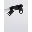 Plafoniera NovaLuce ESTO metal, negru, GU10 - NL-9030781