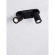 Plafoniera NovaLuce ESTO metal, negru, GU10 - NL-9030781