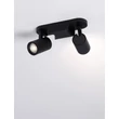 Plafoniera NovaLuce ESTO metal, negru, GU10 - NL-9030781