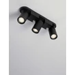 Plafoniera NovaLuce ESTO metal, negru, GU10 - NL-9030783