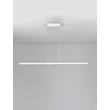 Pendul NovaLuce DEOS metal, alb, LED, 27W, 2255lm, 3000K - NL-9030897