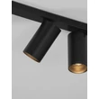 Plafoniera NovaLuce OSO metal, negru, GU10 - NL-9030914