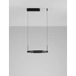 Pendul NovaLuce LUNETTE metal, negru, LED, 28W, 1194lm, 3000K - NL-9030924