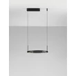 Pendul NovaLuce LUNETTE metal, negru, LED, 28W, 1194lm, 3000K - NL-9030924