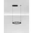 Pendul NovaLuce LUNETTE metal, negru, LED, 28W, 1194lm, 3000K - NL-9030924